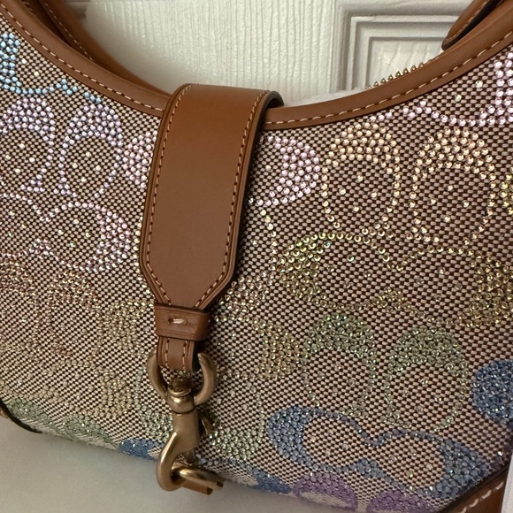 NWT COACH Rainbow Candy Crystal Hamptons Hobo Bag - Picture 3 of 7